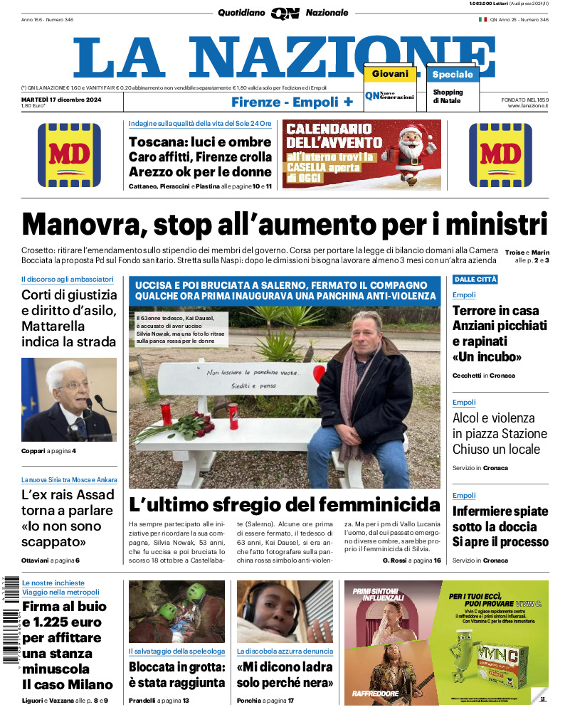 Prima-pagina-la nazione-edizione-di-oggi-20241217